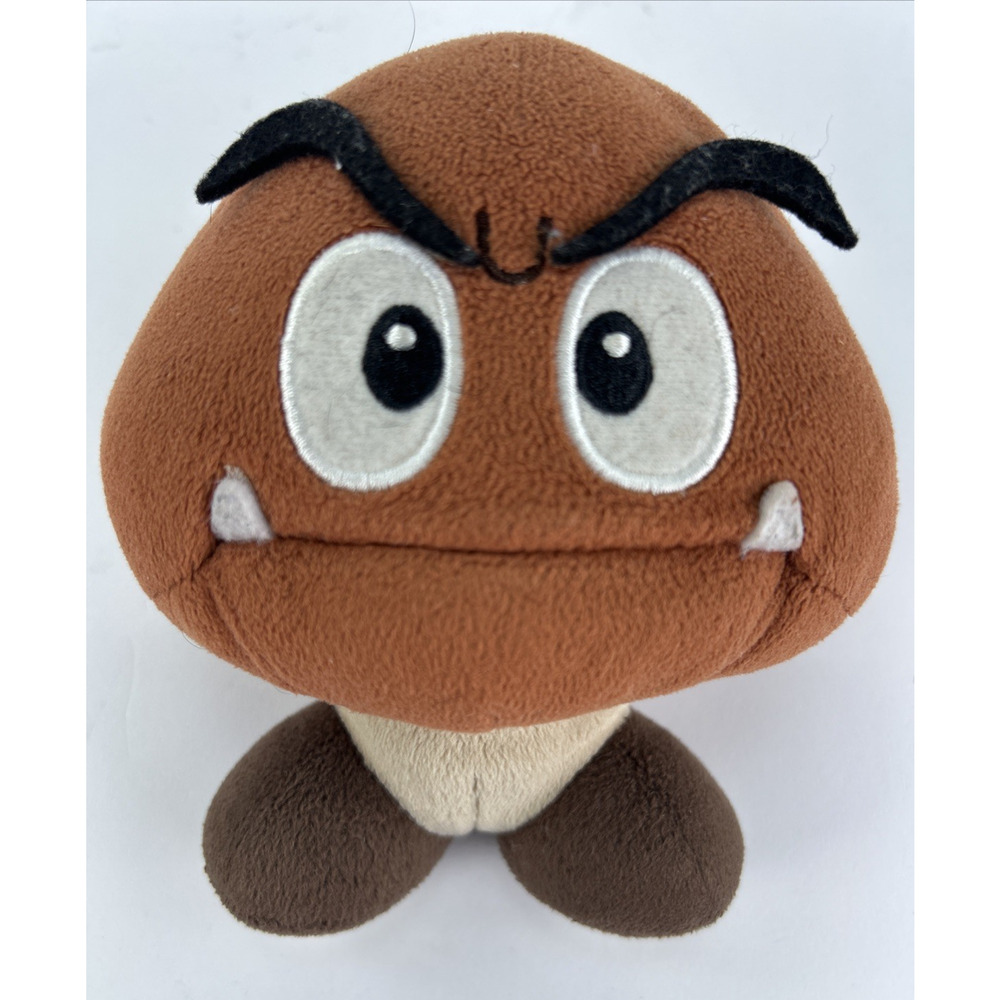 Little Buddy Super Mario Bros Goomba 6" Plush Toy Doll Stuffed Animal Nintendo